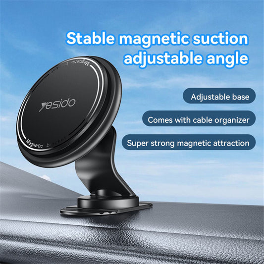 Soporte Magnético para Auto Yesido C220, Universal, Negro