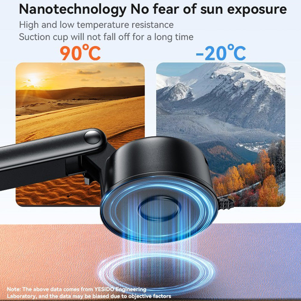 Soporte Magnético para Auto Yesido C266, Universal, Negro