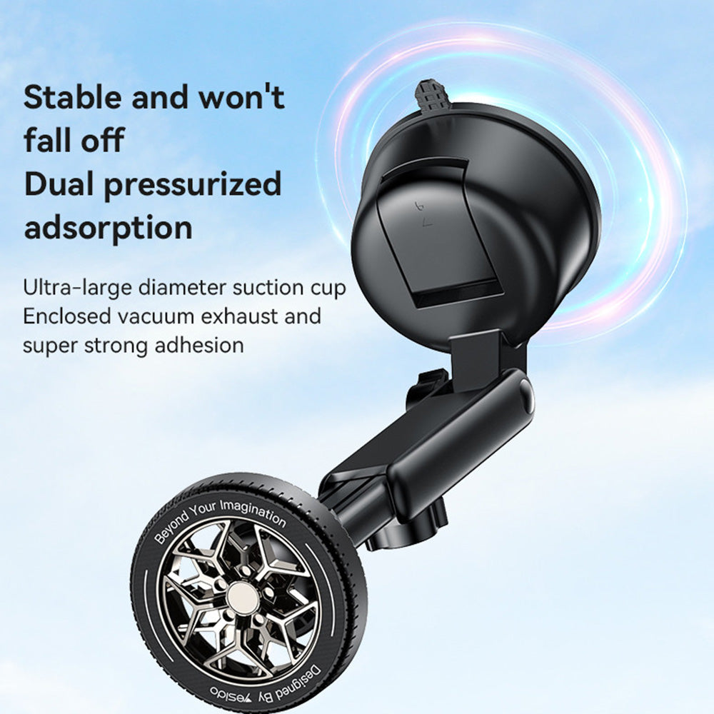 Soporte Magnético para Auto Yesido C266, Universal, Negro