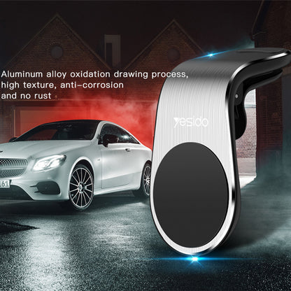 Soporte Magnético para Auto Yesido C64, Universal, Negro