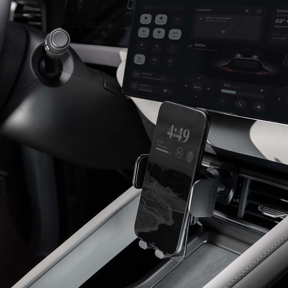 Soporte Auto Proove Crystal Clamp Plus Vent, 4.7inch - 6.9inch, Negro CHCCP0000001