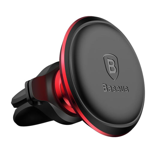Soporte Auto Magnético Baseus Air Vent, Universal, Rojo SUGX-A09