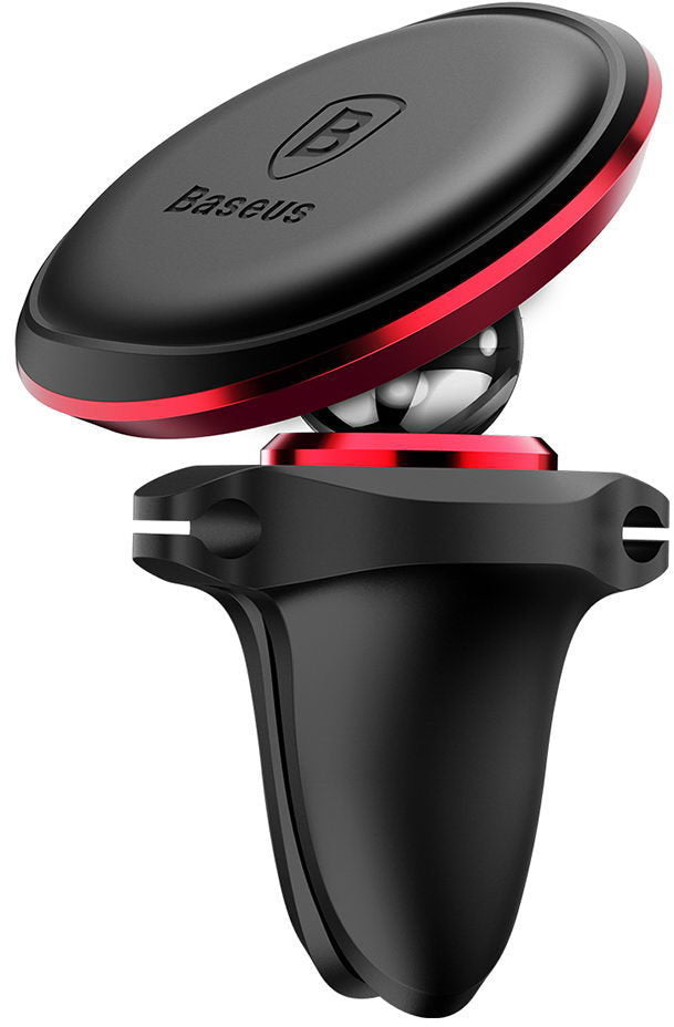 Soporte Auto Magnético Baseus Air Vent, Universal, Rojo SUGX-A09