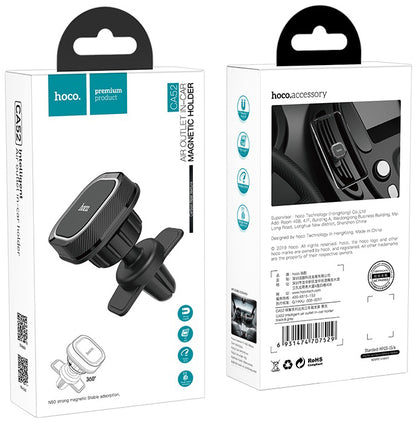 Soporte Magnético para Auto HOCO CA52, Universal, Negro
