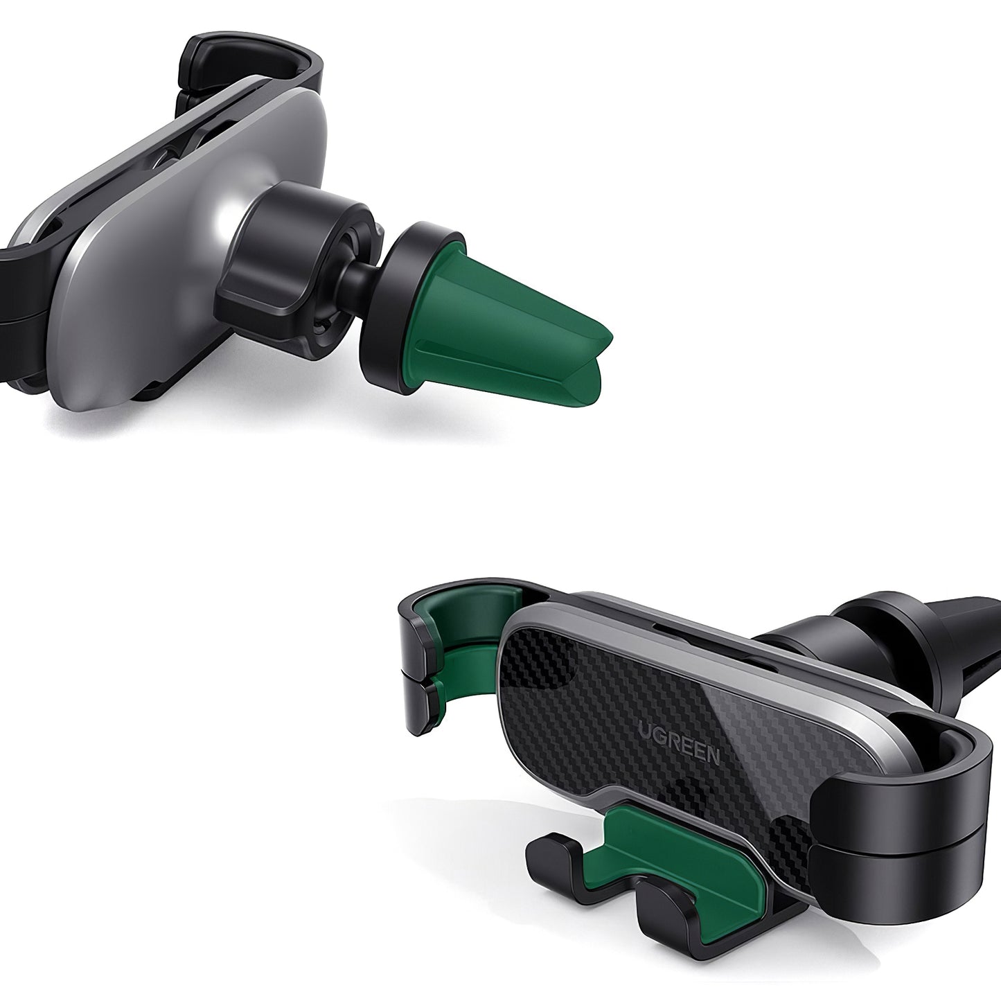 Soporte para Auto UGREEN Gravity Air Vent, Universal, Negro