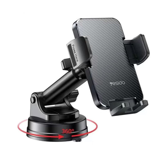 Soporte para Auto Yesido C173, 4.7 pulgadas - 7.2 pulgadas, Negro