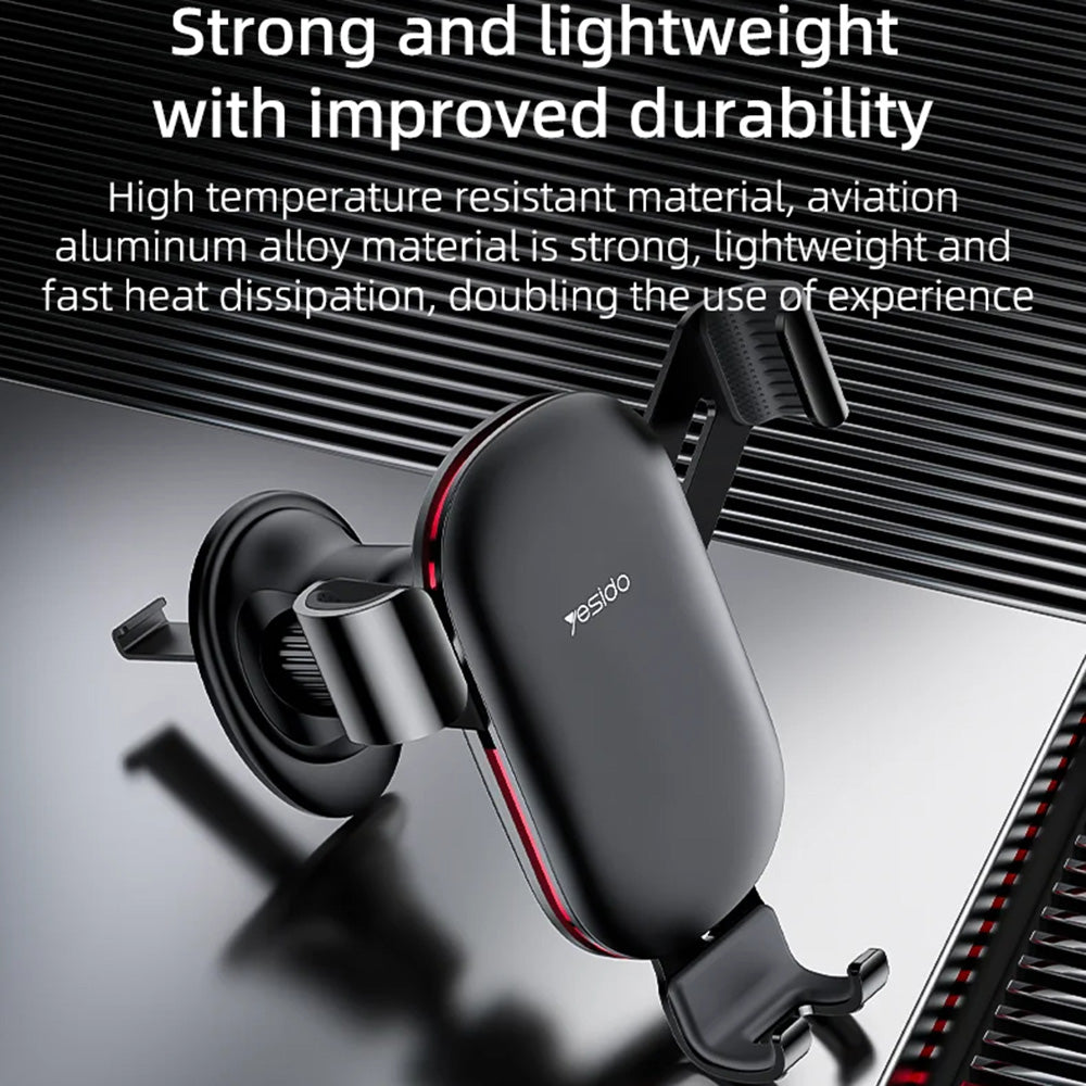 Soporte para Auto Yesido C243, Universal, Negro