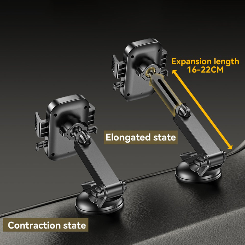 Yesido C267 Car Holder, 4.7inch - 7.2inch, Black