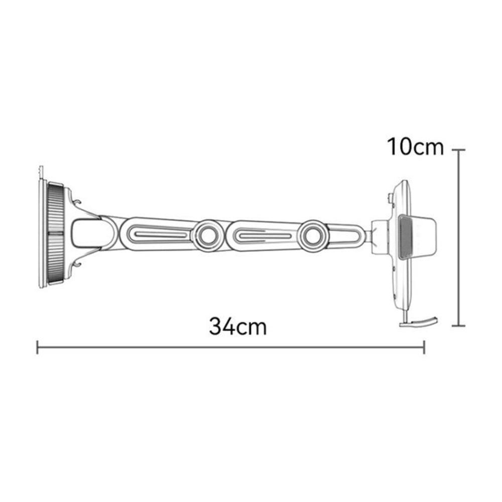 Soporte para Auto Yesido C275, 4.7 pulgadas - 7.2 pulgadas, Negro