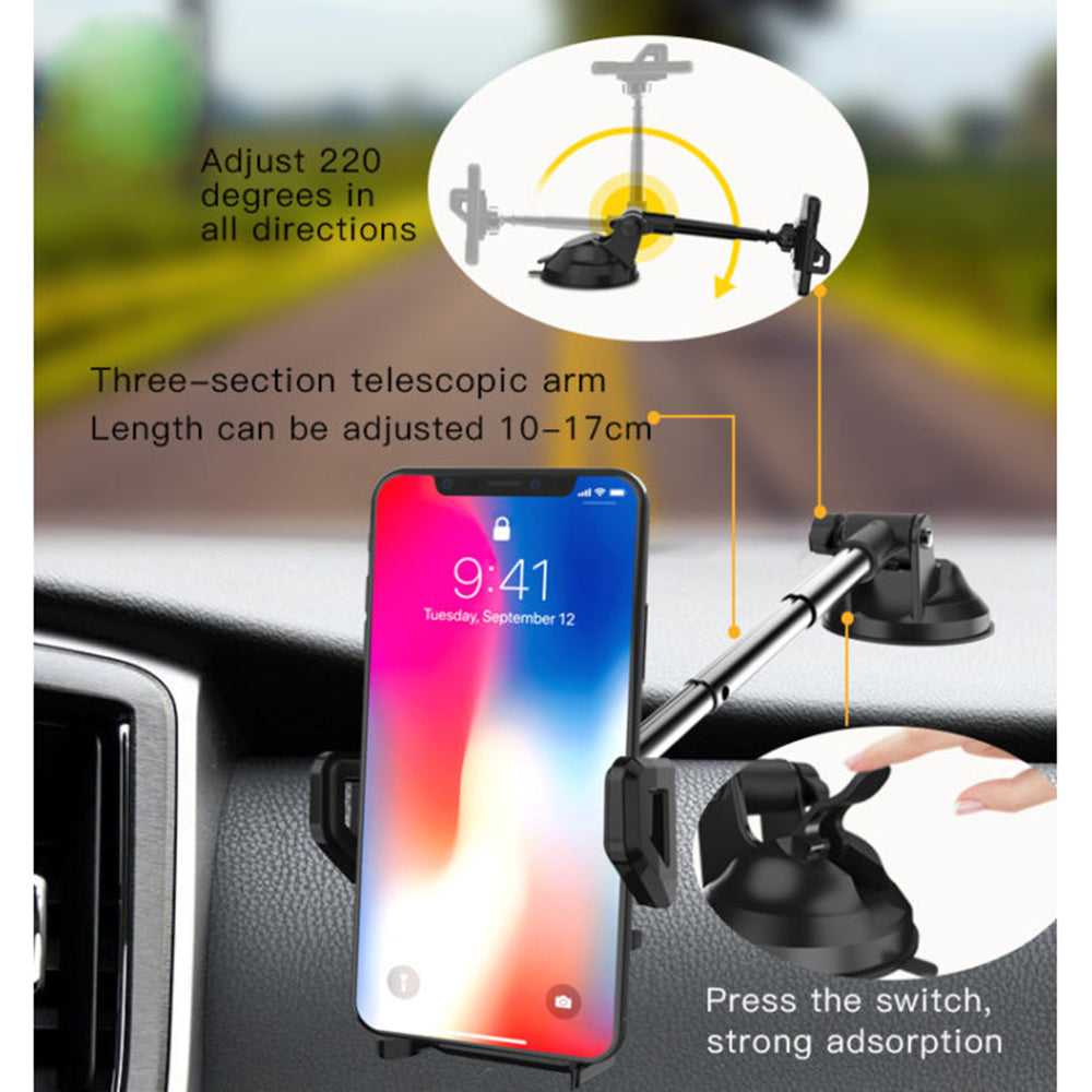 Soporte para Auto Yesido C40, Universal, Negro