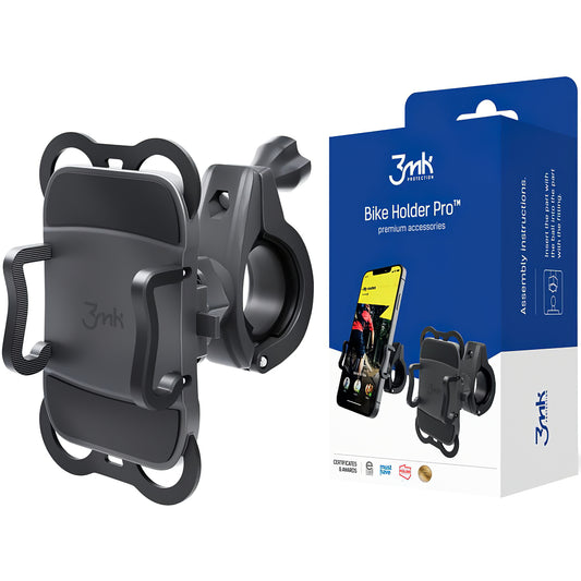 Soporte para Bicicleta 3MK Holder Pro, Universal, Negro