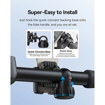 Soporte para Bicicleta Baseus GoTrip, 5.7inch - 7.2inch, Negro C40572301111-00