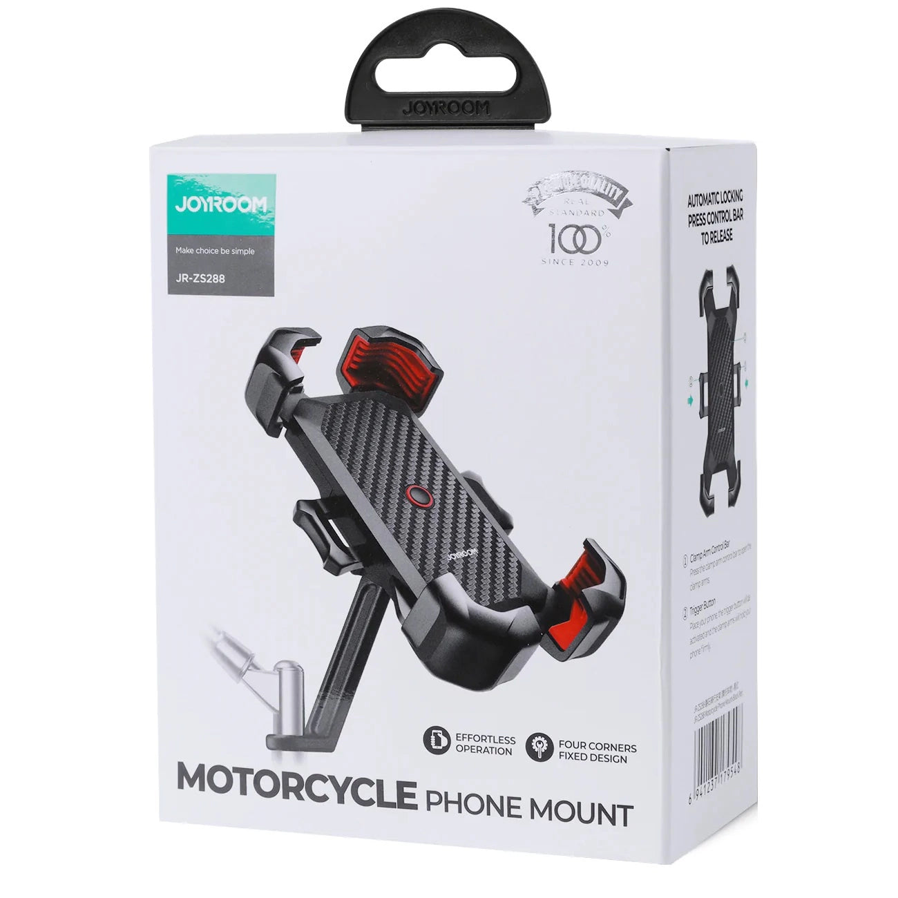 Soporte para Bicicleta Joyroom JR-ZS288-m, 4.7 pulgadas - 7 pulgadas, Negro