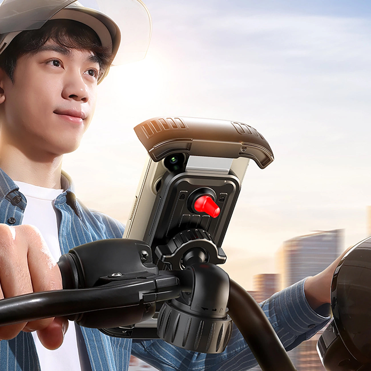 Soporte para Bicicleta UGREEN LP494, 4.7 pulgadas - 6.8 pulgadas, Negro