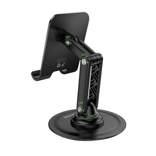 Soporte de Escritorio Borofone BH128 Admirado, 4.5 pulgadas - 7 pulgadas, Negro