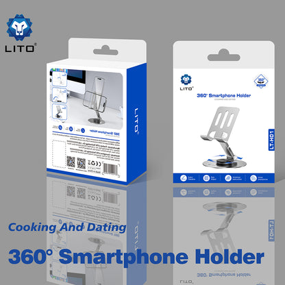 Soporte de Escritorio Lito LT-H01, Universal, Gris