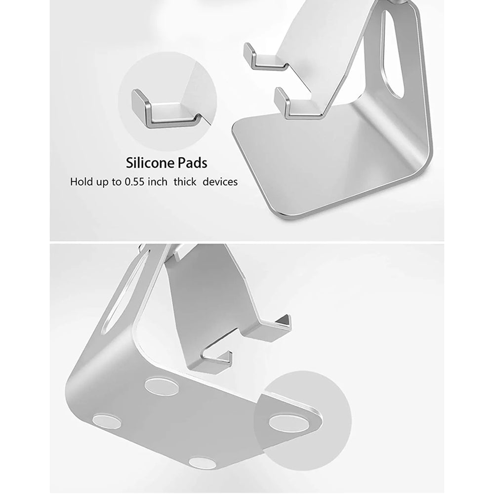 Soporte de Escritorio Techsuit Z4a, Universal, Plateado