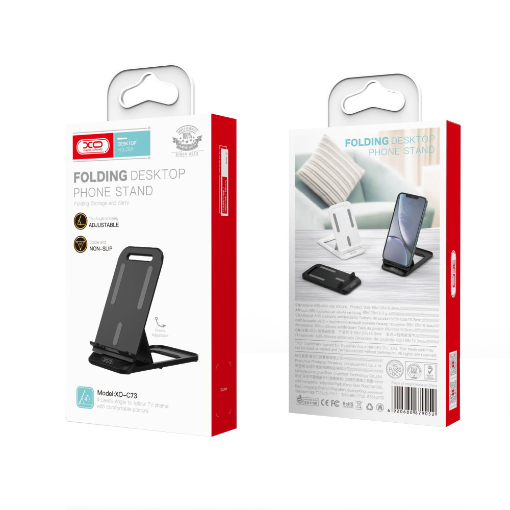Soporte de Escritorio XO Design C73, Universal, Negro