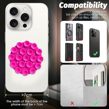 Soporte con Ventosas Techsuit SY-CUP, Amarillo