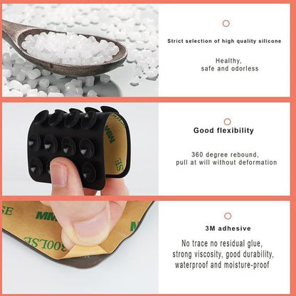 Soporte con Ventosas Techsuit SY-PAD, Amarillo