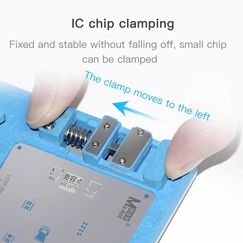 Soporte de Trabajo Reballing MaAnt MR-01 para Apple iPhone 11 - 16 Series