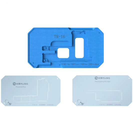 Soporte de Trabajo Reballing Mijing Z20 para Apple iPhone 16 Series