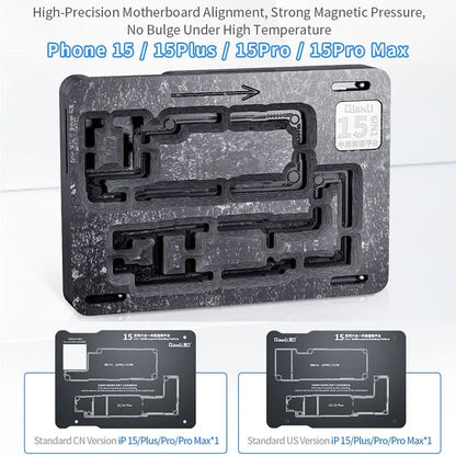 Soporte de Trabajo PCB Magnético QIANLI para Apple iPhone 15 Series