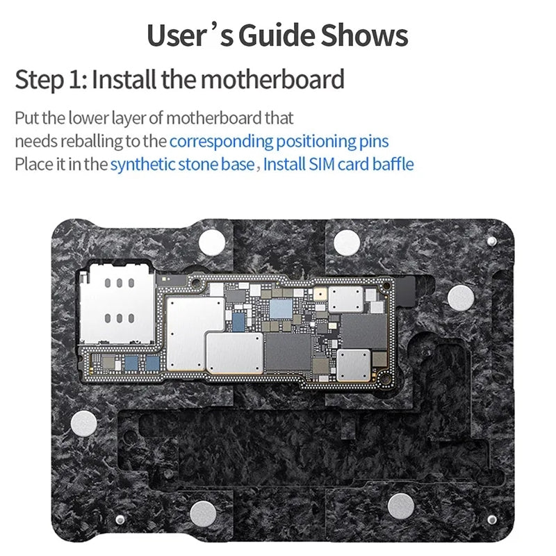 Soporte de Trabajo PCB Magnético QIANLI para Apple iPhone 15 Series