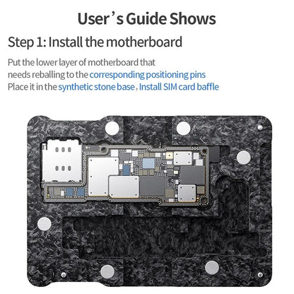 Soporte de Trabajo PCB Magnético QIANLI para Apple iPhone 15 Series