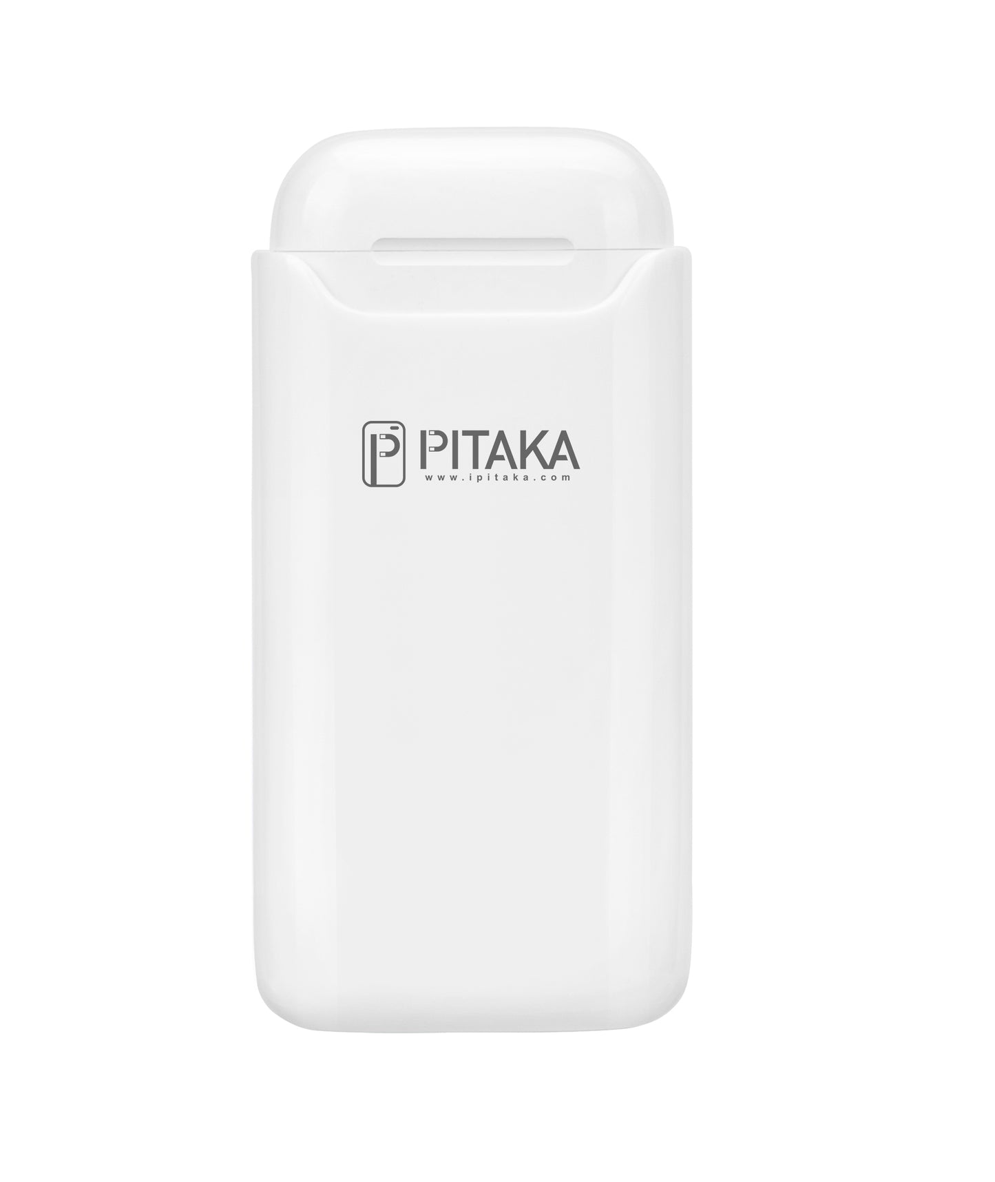 Batería externa inalámbrica Pitaka Air Pal Essential para Apple Airpods Gen 1 / Gen 2, 1200mAh, 5W, Blanco AP1002