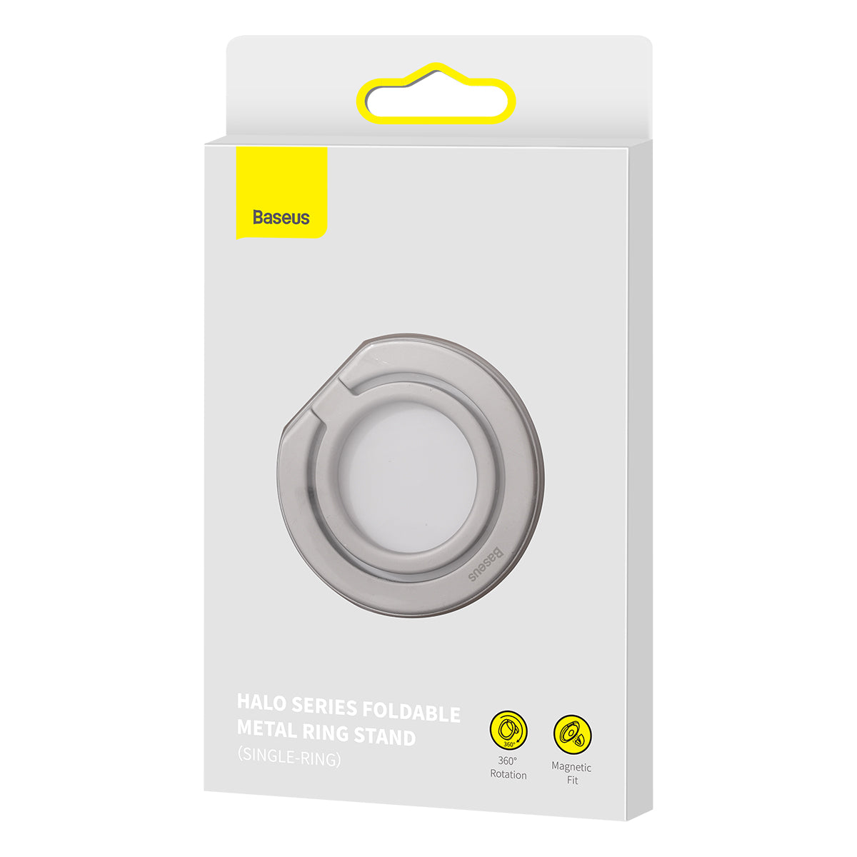 Soporte Anillo Baseus Halo, Universal, Plateado SUCH000012