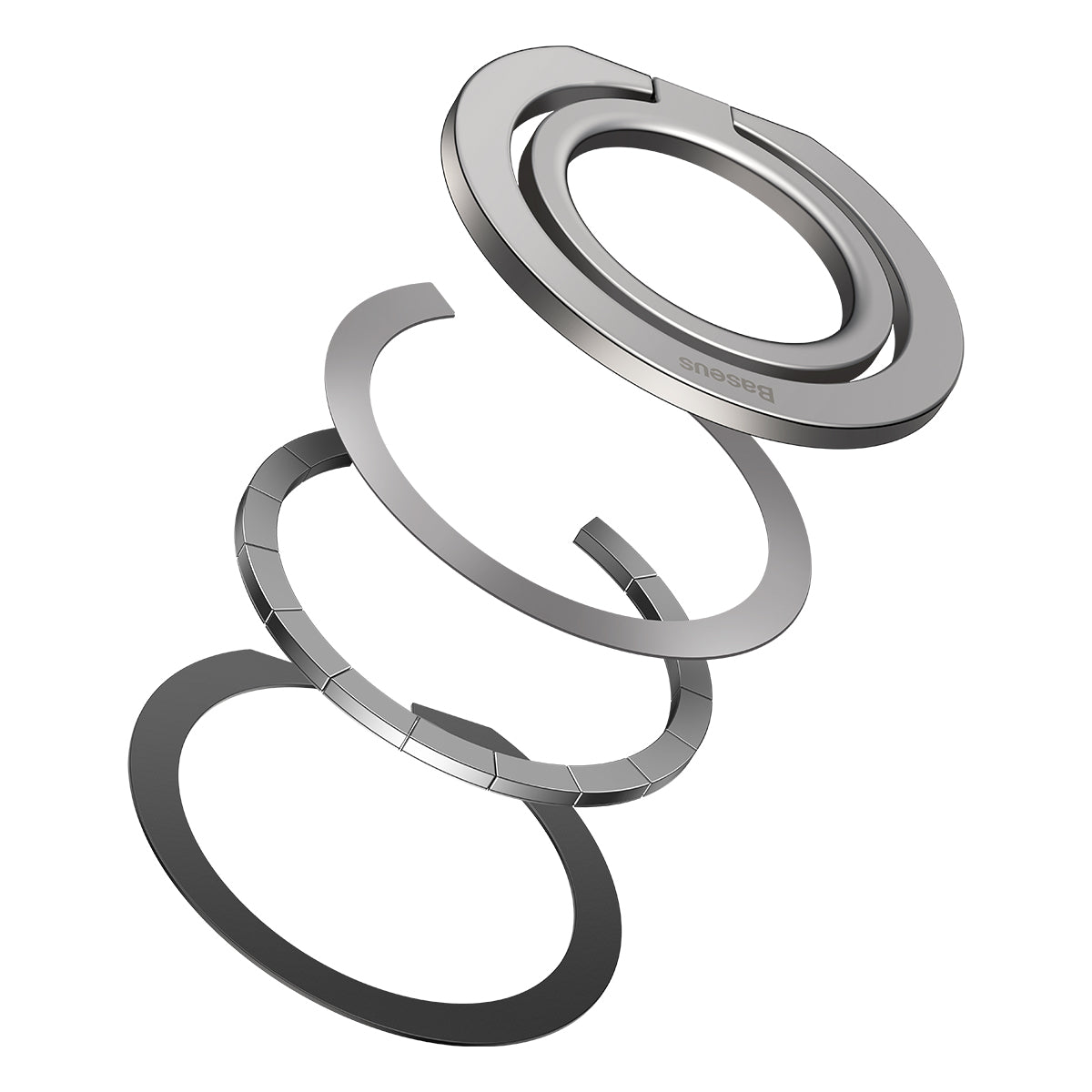 Soporte Anillo Baseus Halo, Universal, Plateado SUCH000012