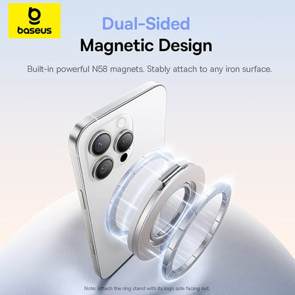 Soporte Anillo Baseus MagPro 3, Universal, Blanco S0TY002131