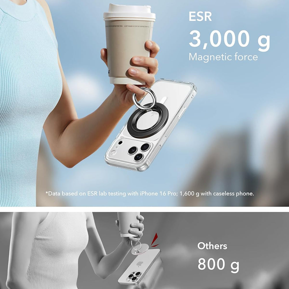 Soporte Anillo ESR HaloLock, Negro