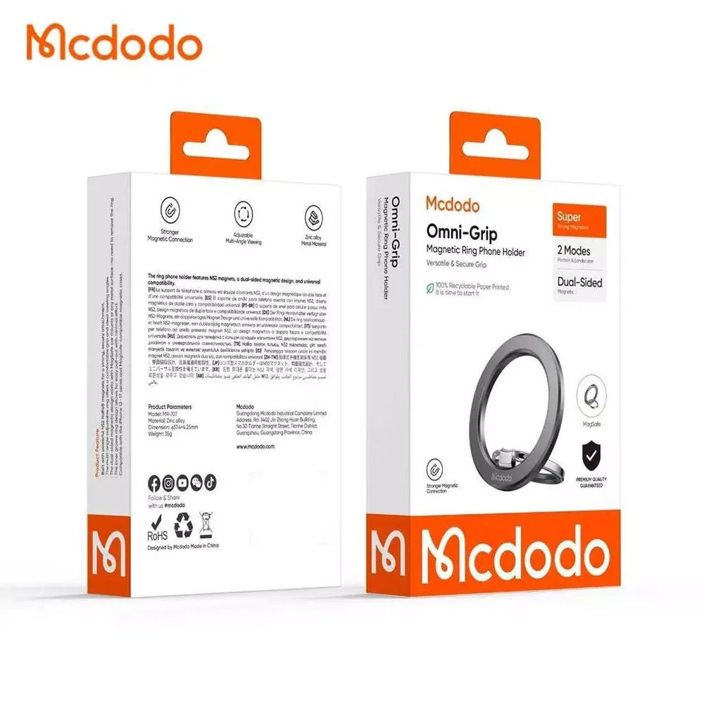 Soporte Anillo McDodo MR-7070, Universal, Negro