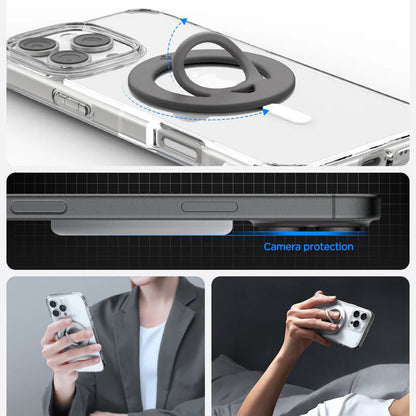 Soporte Anillo Spigen Dual Pop, Universal, Azul AMP11368