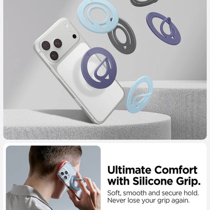 Soporte Anillo Spigen Dual Pop, Universal, Morado AMP11369