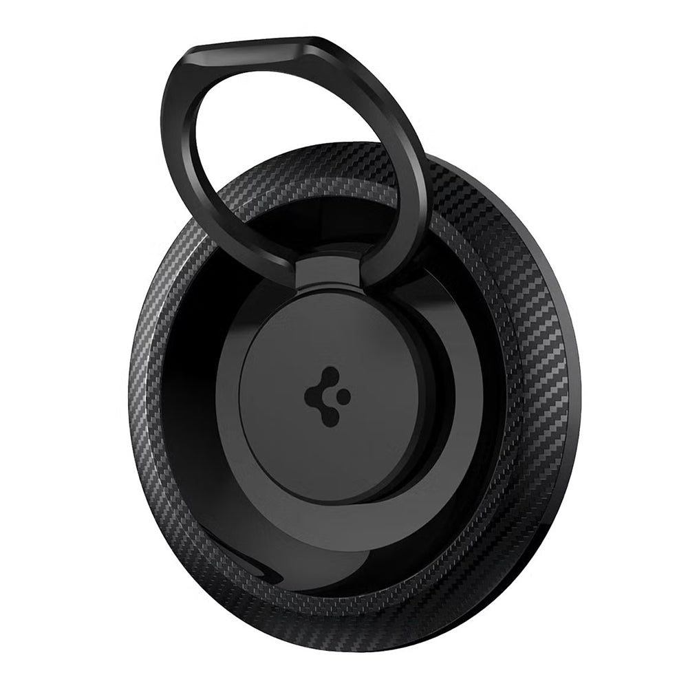 Soporte Anillo Spigen O-Mag OM100 Carbono, Universal, Negro AMP05505
