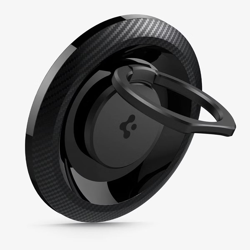 Soporte Anillo Spigen O-Mag OM100 Carbono, Universal, Negro AMP05505