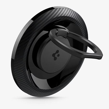 Soporte Anillo Spigen O-Mag OM100 Carbono, Universal, Negro AMP05505
