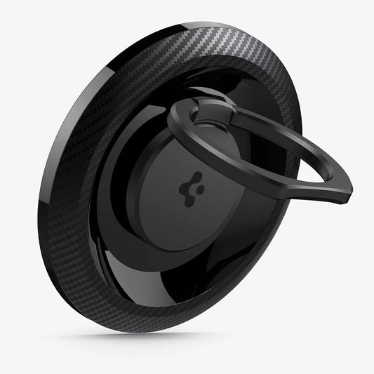 Soporte Anillo Spigen O-Mag OM100 Carbono, Universal, Negro AMP05505