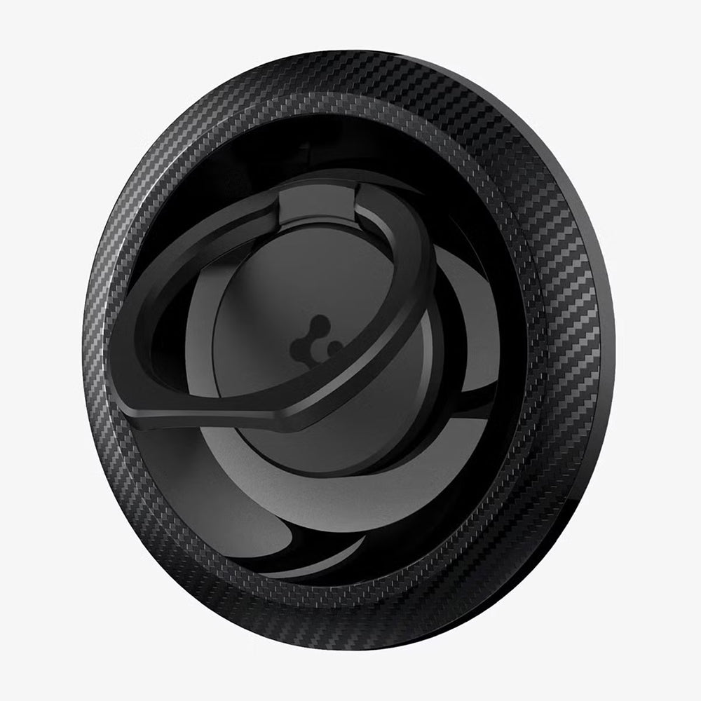 Soporte Anillo Spigen O-Mag OM100 Carbono, Universal, Negro AMP05505