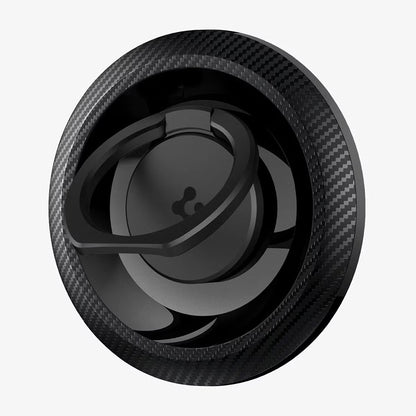 Soporte Anillo Spigen O-Mag OM100 Carbono, Universal, Negro AMP05505