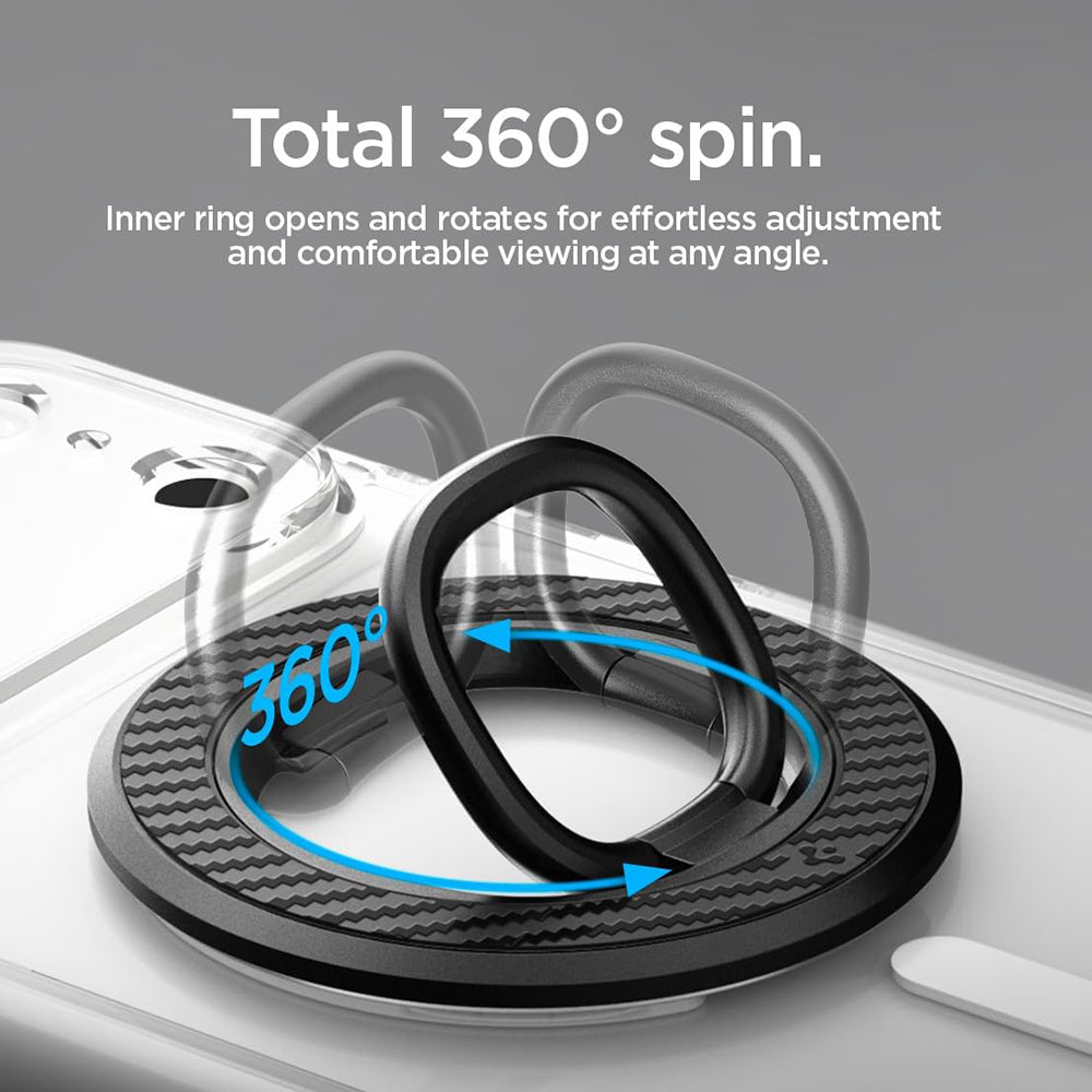 Soporte Anillo Spigen O-Mag OM106, Universal, Negro AMP09334
