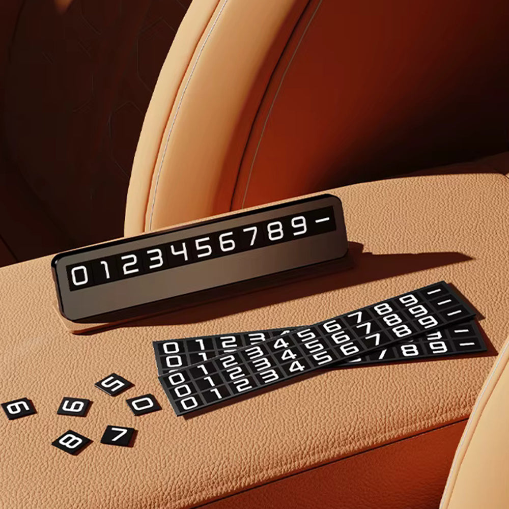 Soporte para Número de Teléfono de Auto Techsuit DialCraft