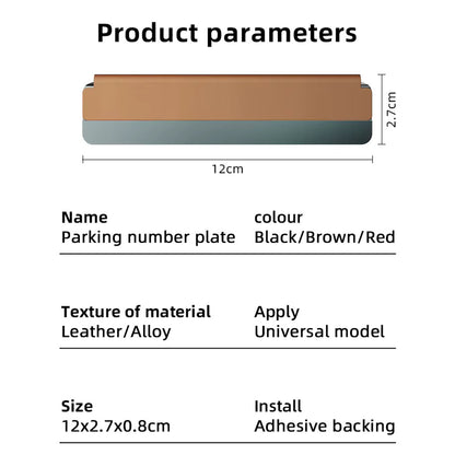 Soporte para Número de Teléfono de Auto Techsuit DialCraft