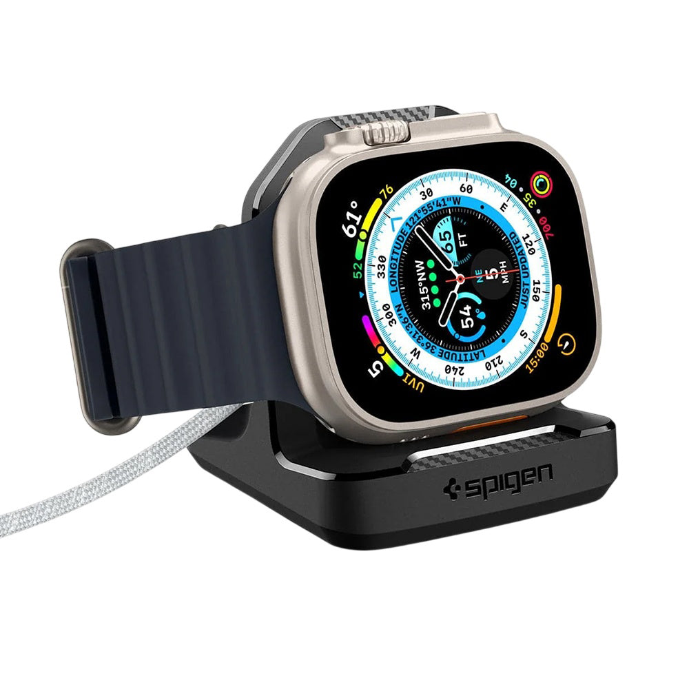 Soporte Spigen Rugged Armor para Apple Watch Series, Negro AMP05764