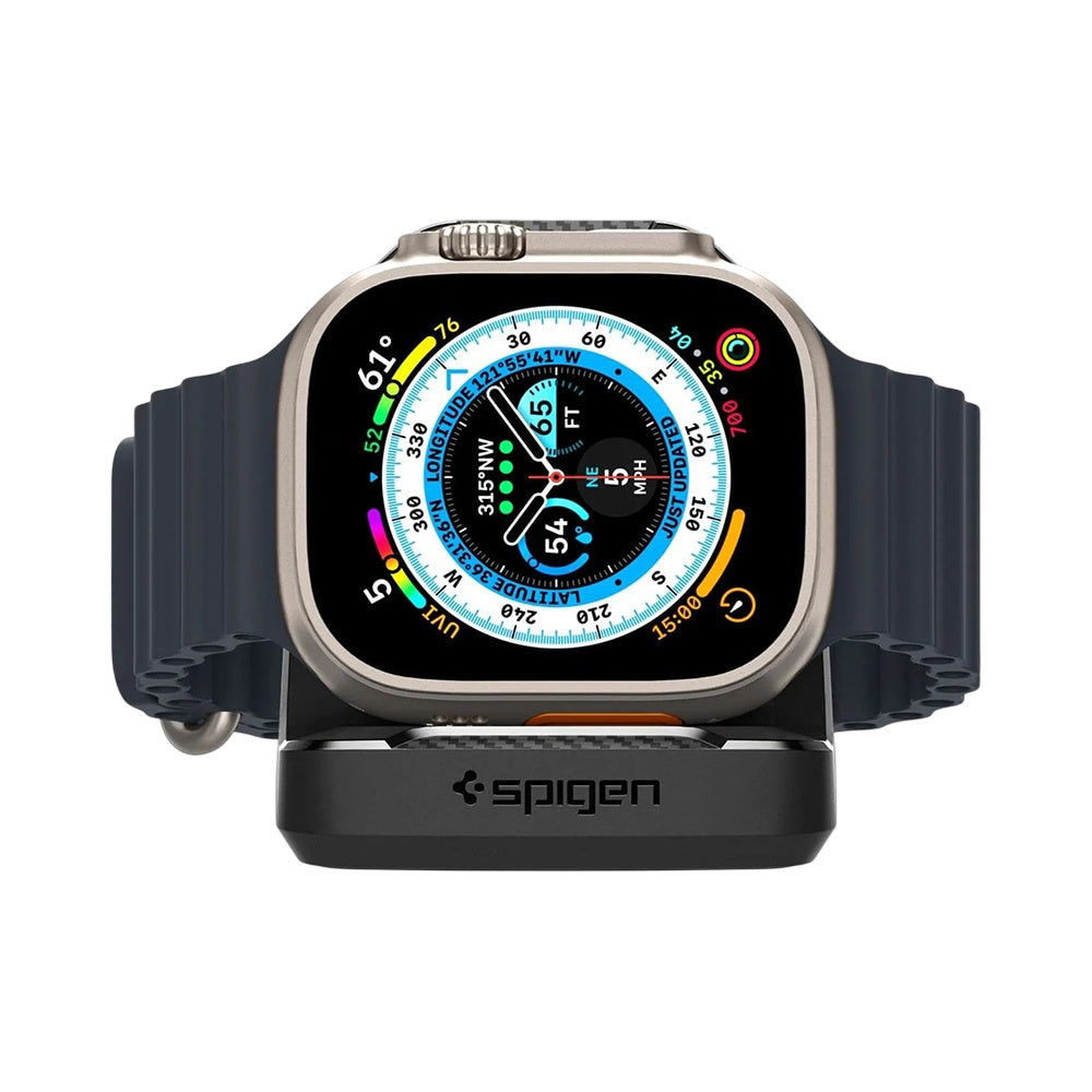 Soporte Spigen Rugged Armor para Apple Watch Series, Negro AMP05764