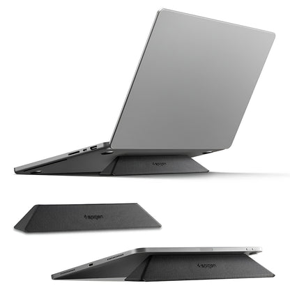 Soporte Spigen Slim Fold LD201-S6 para portátil máx. 14 pulgadas, negro AMP11115