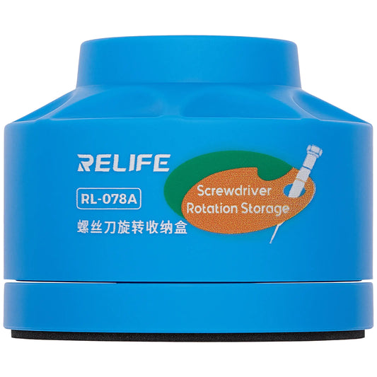 Soporte para Destornilladores Relife RL-078A, Giratorio, Azul